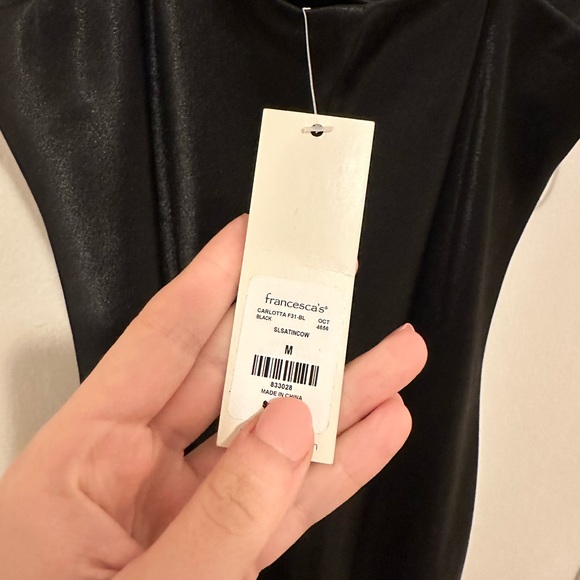 Cowl neck midi black dress - Picture 3 of 3